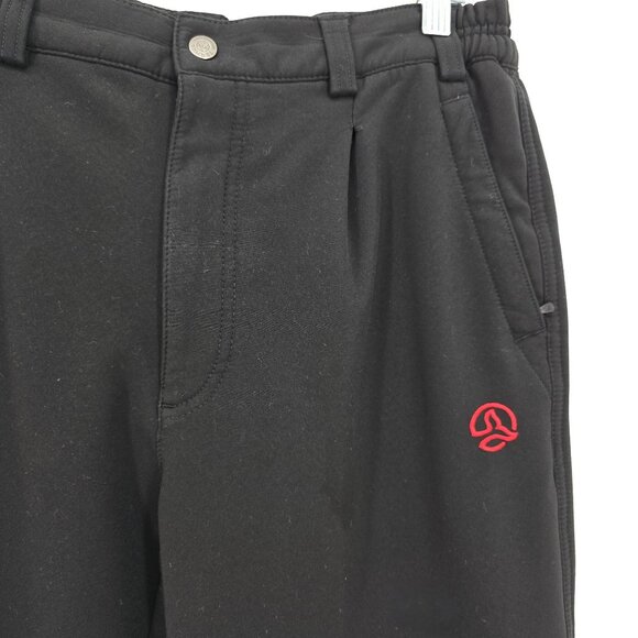 Ternua Black Softshell Snow Pants Women Size 28" Waist - Picture 2 of 9